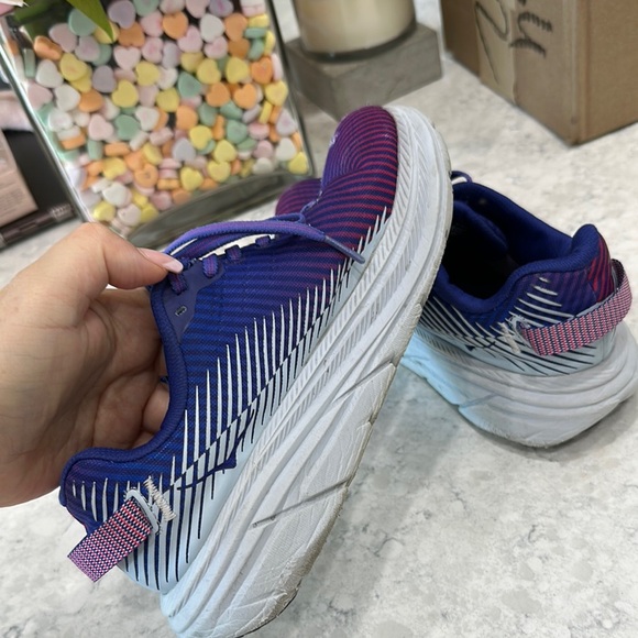 Hoka Vibrant Purple and Blue Sneakers - Picture 7 of 7